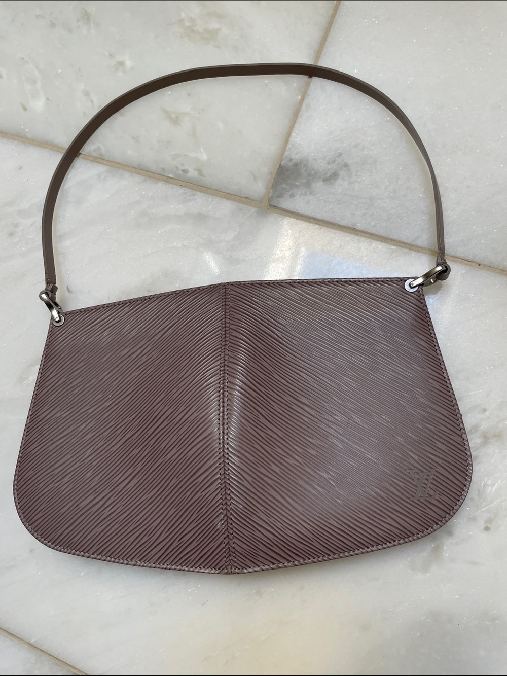 Louis Vuitton Brown Textured Shoulder Bag